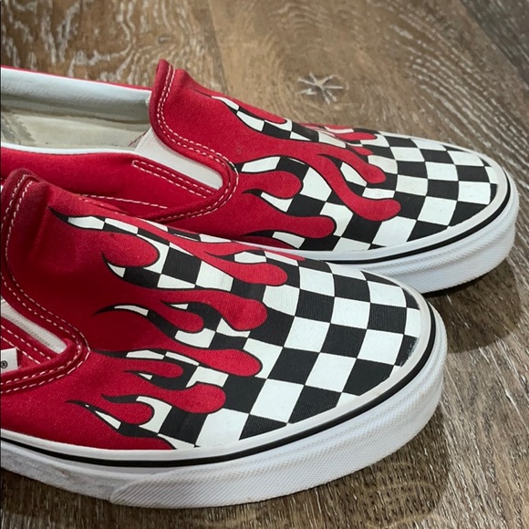 vans red drip